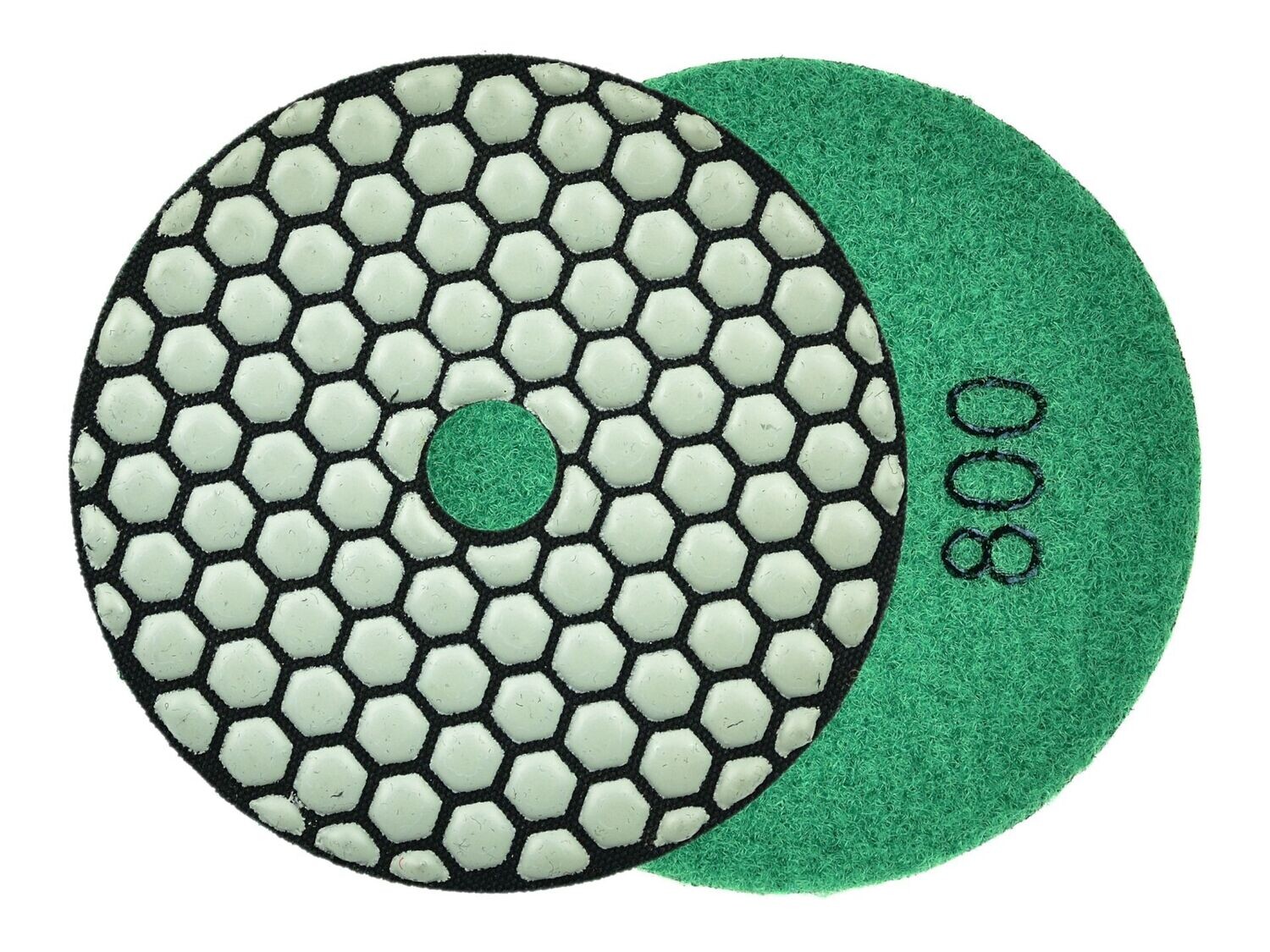 Diamant-Trockenpolierpad Polierscheibe zum Trockenschleifen 100mm GR800