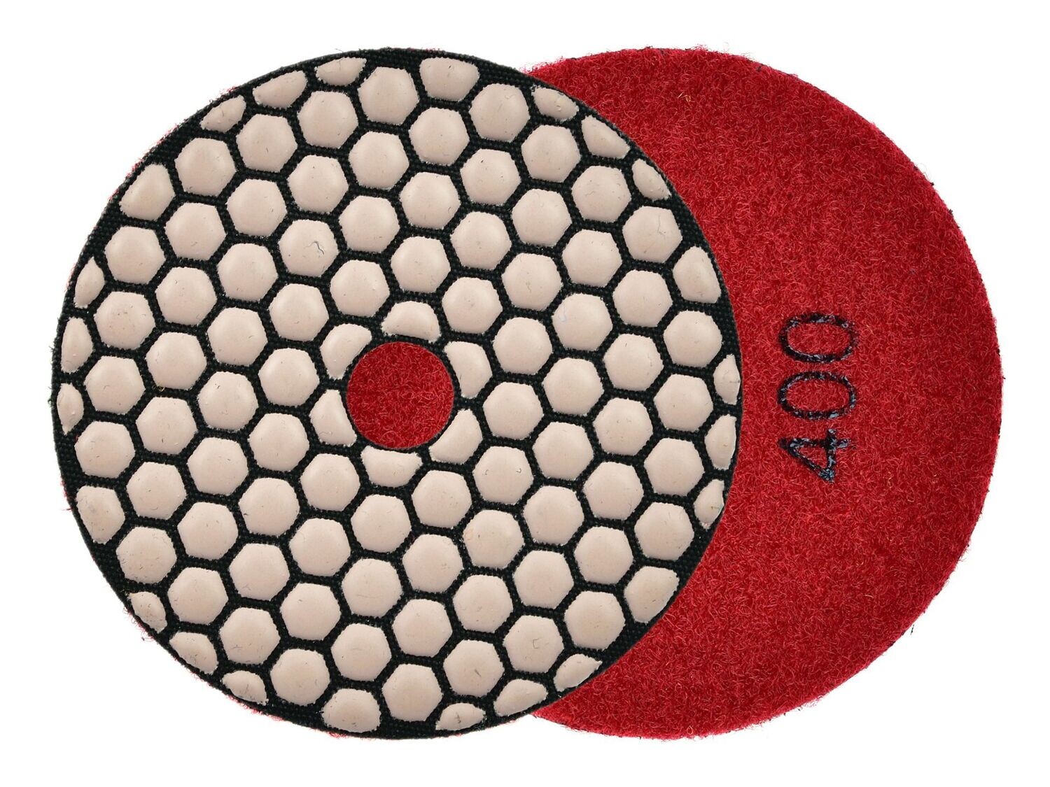 Diamant-Trockenpolierpad Polierscheibe zum Trockenschleifen 100mm GR400