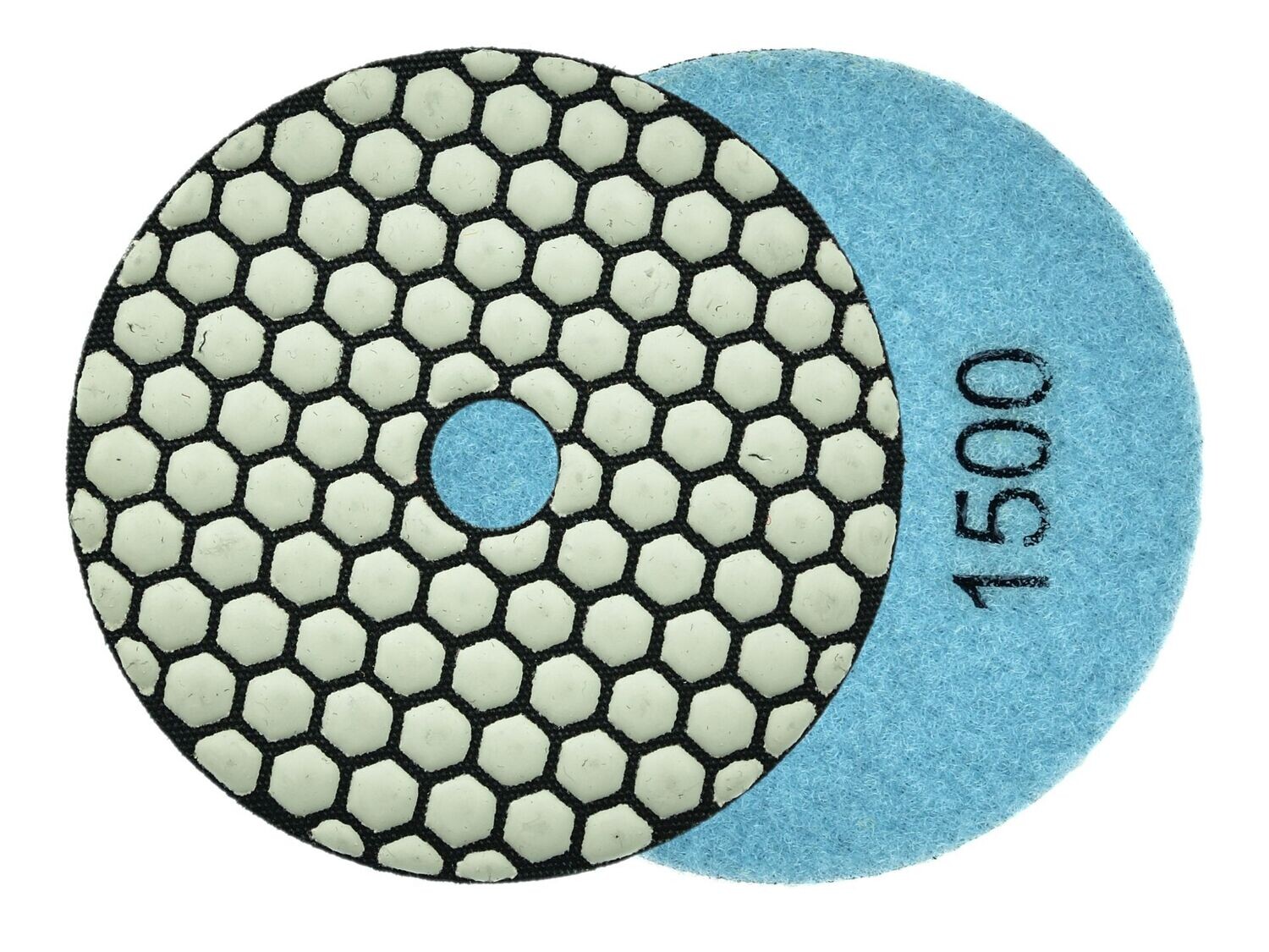 Diamant-Trockenpolierpad Polierscheibe zum Trockenschleifen100mm GR1500