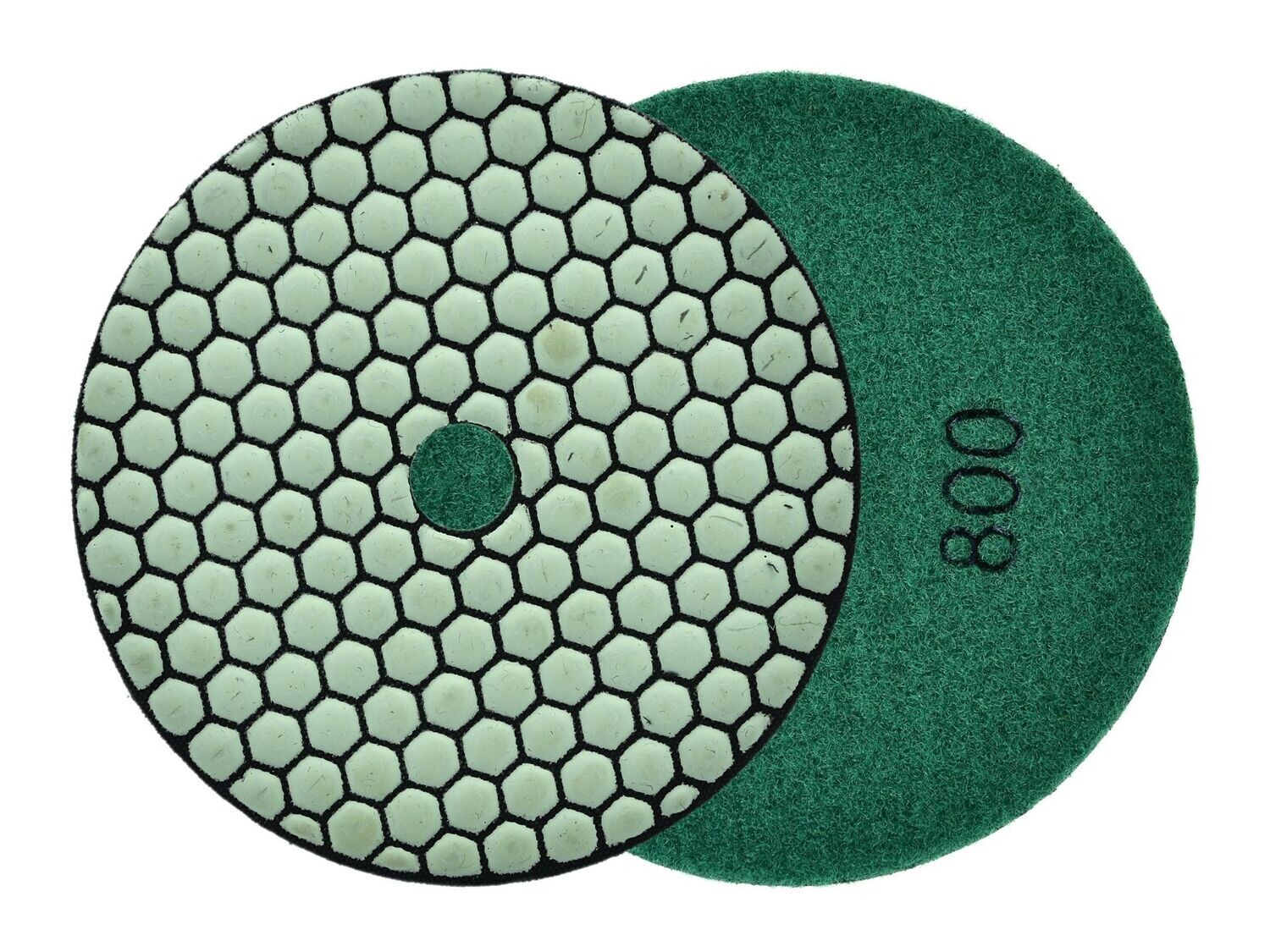 Diamant-Trockenpolierpad Polierscheibe zum Trockenschleifen 125mm GR800