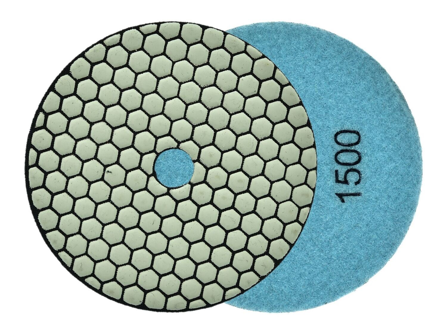 Diamant-Trockenpolierpad Polierscheibe zum Trockenschleifen 125mm GR1500