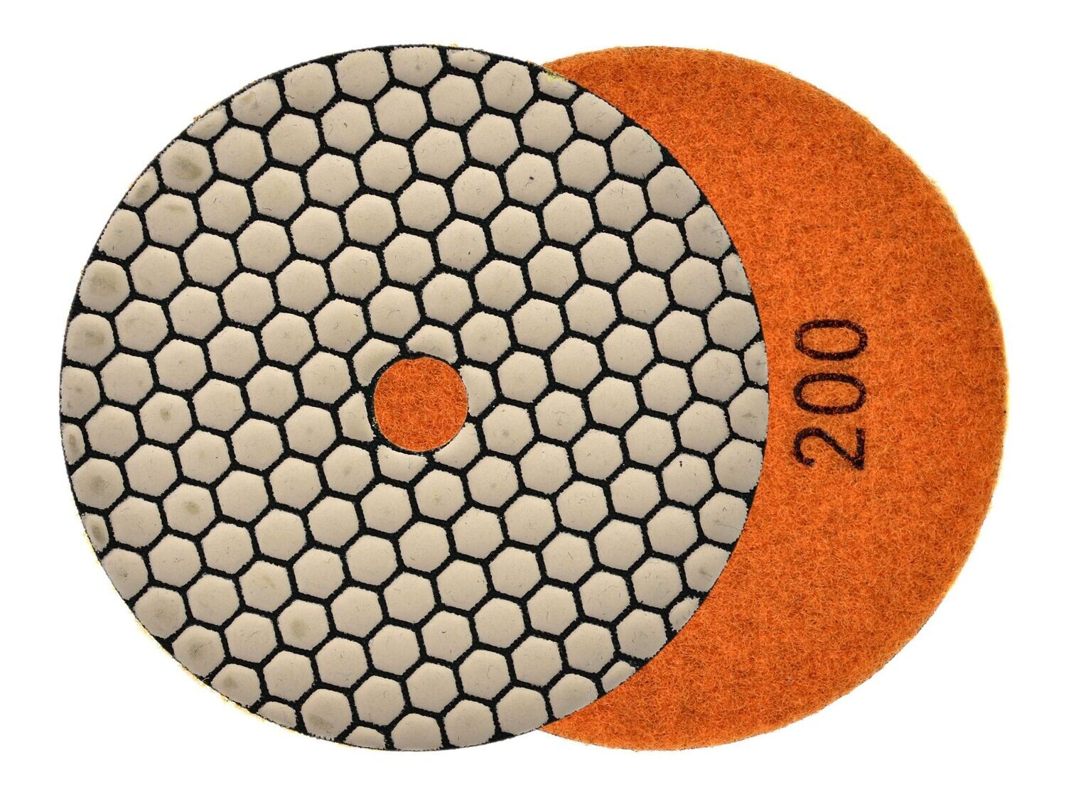 Diamant-Trockenpolierpad Polierscheibe zum Trockenschleifen125mm GR200