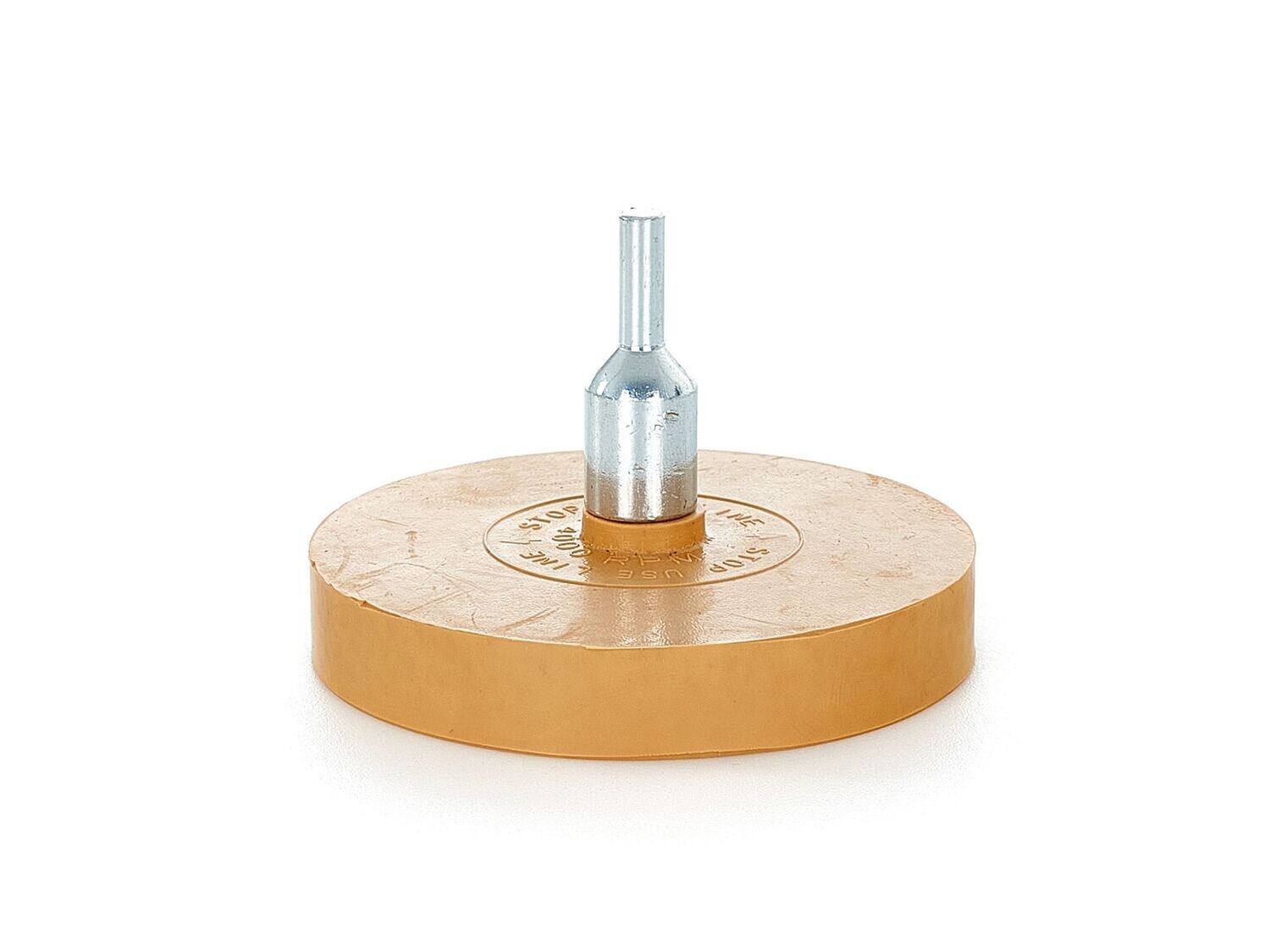 Gummischeibe zum Entfernen von Kleber + Adapter 90 mm