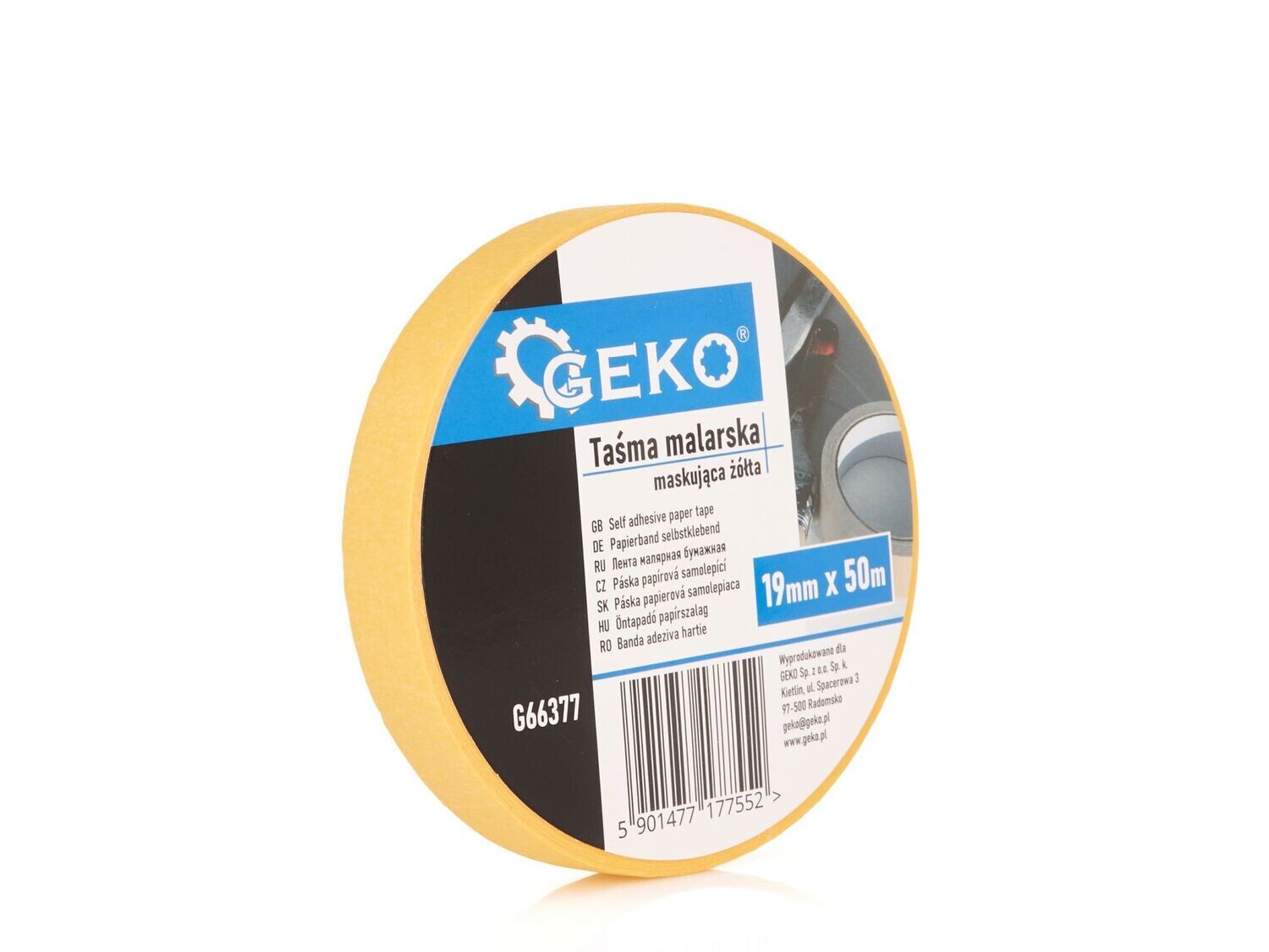 Abdeckband - gelb - 19mm x 50m