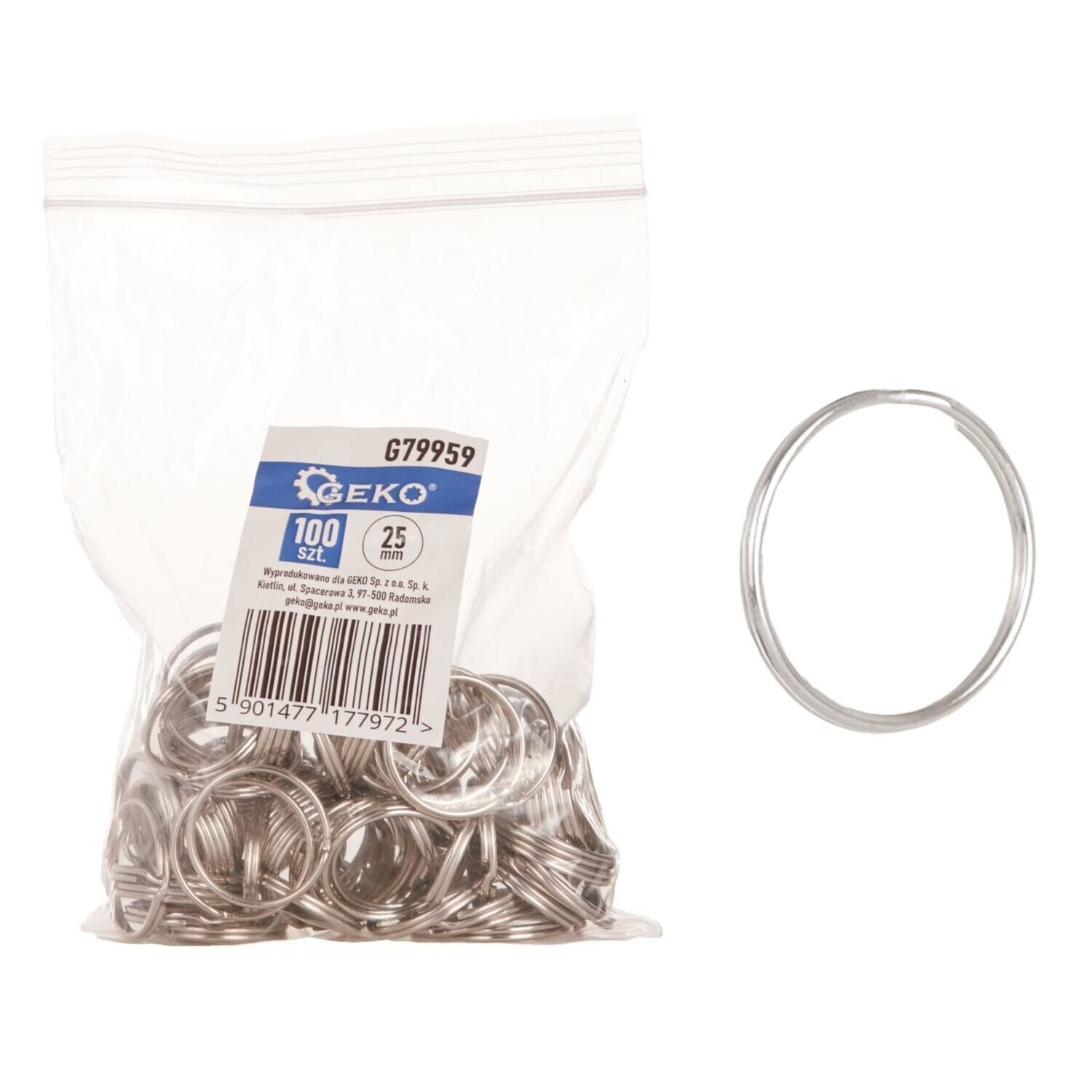 Ring – Schlüsselanhänger 25 mm – 100 Stück