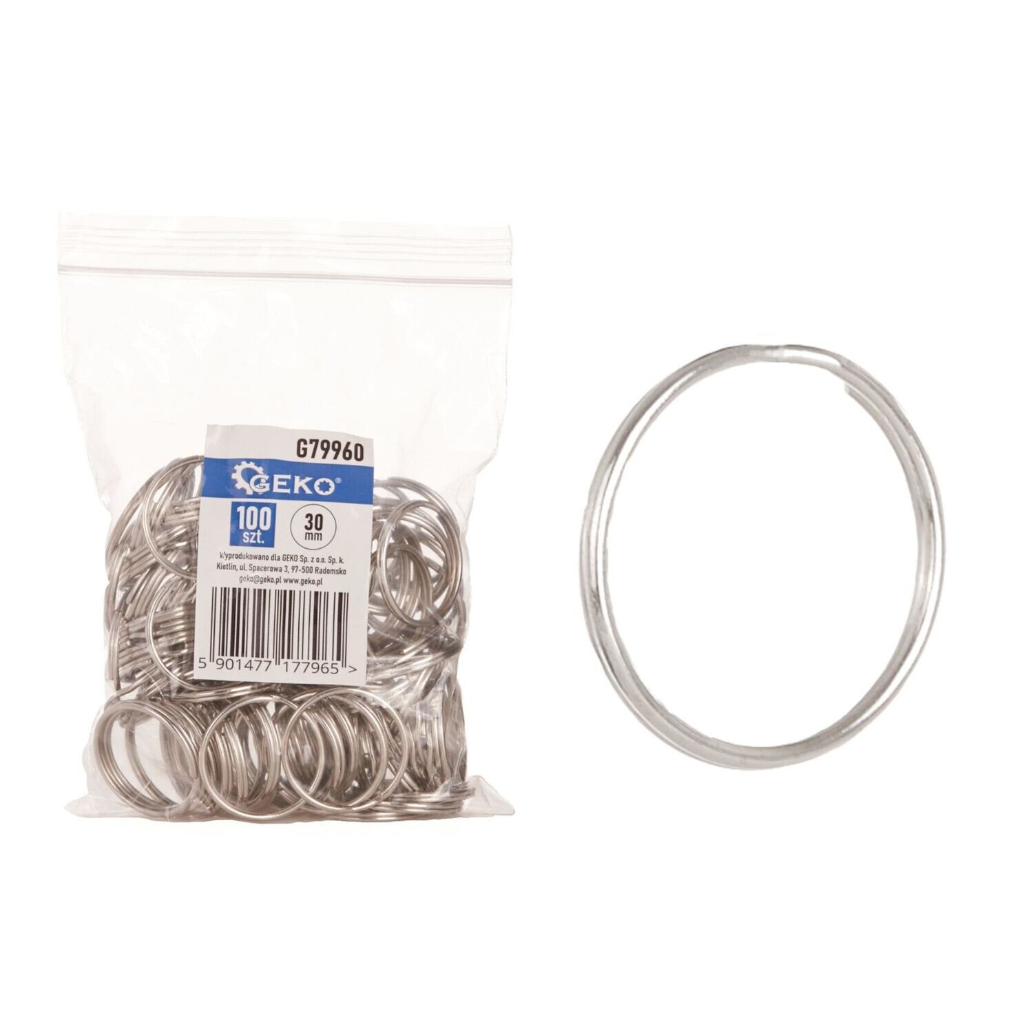 Ring – Schlüsselanhänger 30 mm – 100 Stück