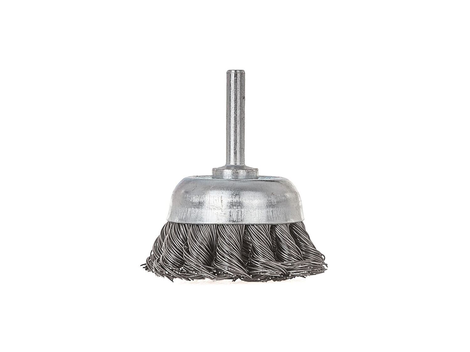 Gezopfte Topfbürste mit Schaft 50mm