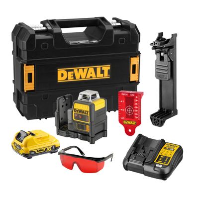10,8 Volt / 2,0 Ah Akku-Linienlaser 2x360°, rot