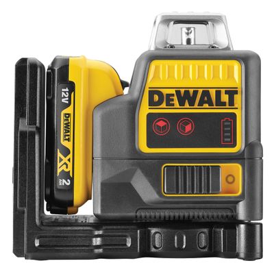 10,8 Volt / 2,0 Ah Akku-Linienlaser 2x360°, rot