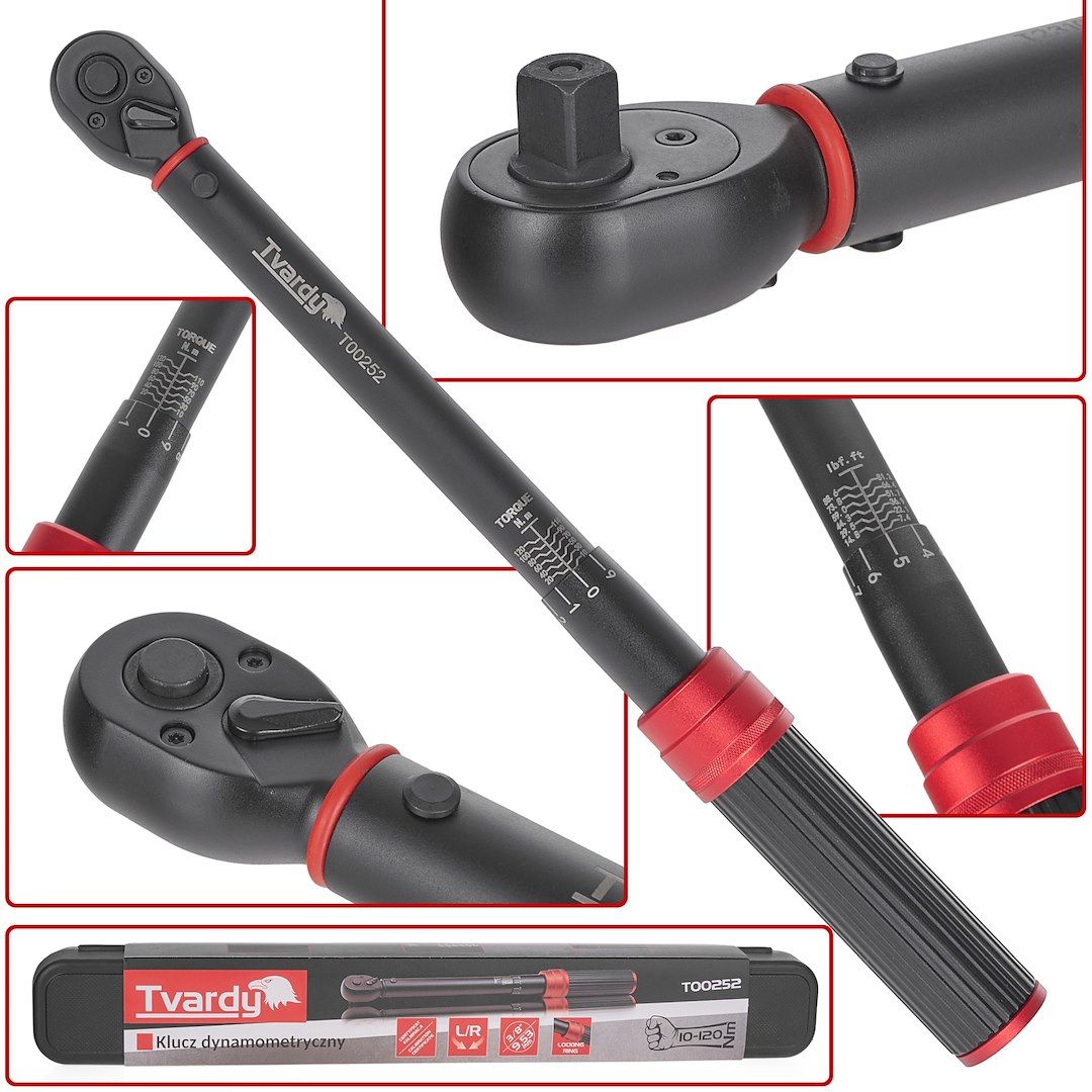 Drehmomentschlüssel 3/8&quot; 10-120Nm TVARDY
