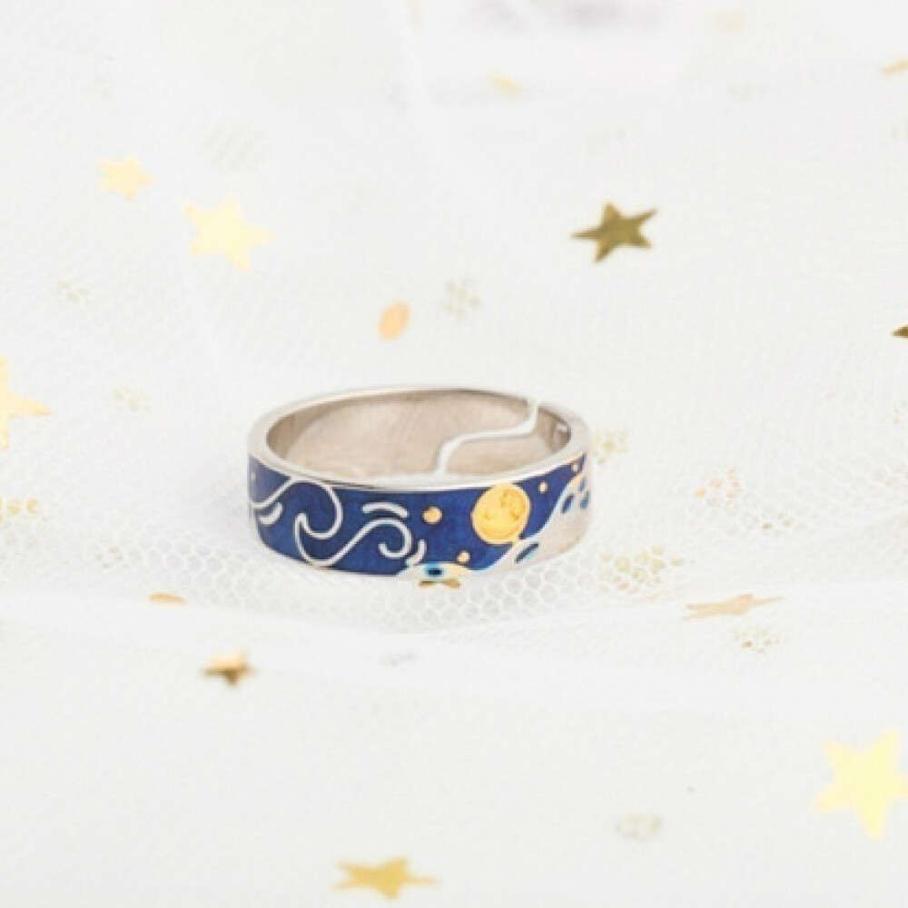 Anello in argento sterling Van Gogh