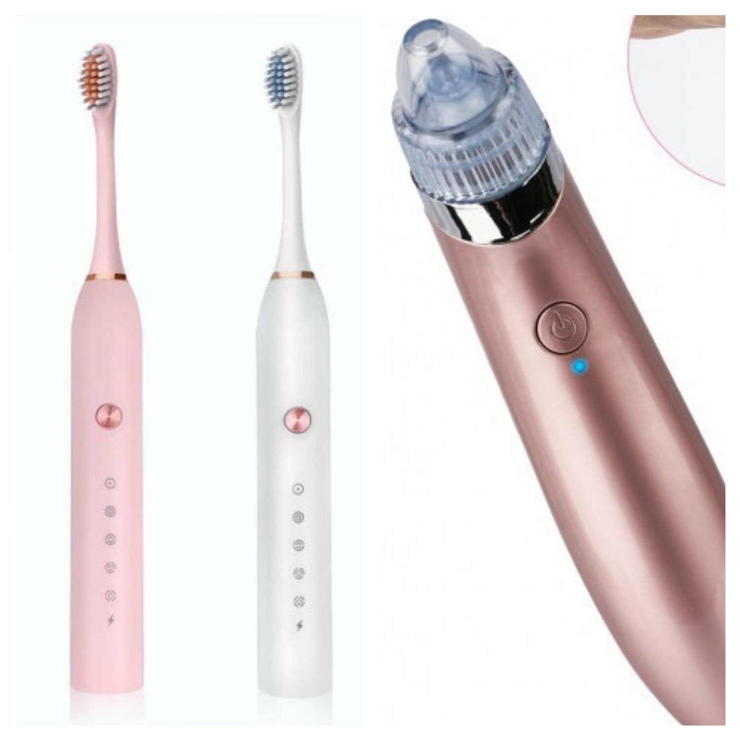 Facial cleaner + X-3 Sonic toothbrush - სახის გამწმენდი + ელექტრო კბილის ჯაგრისი
