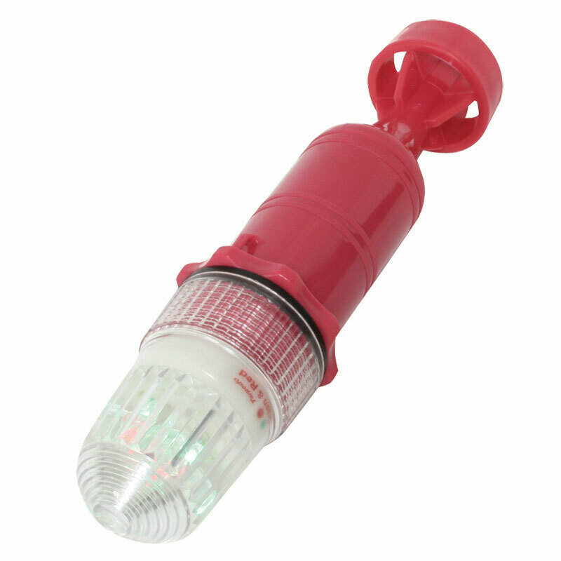 Luz Destellante led.foto activada.Torpedo1.rojo.2pilas D