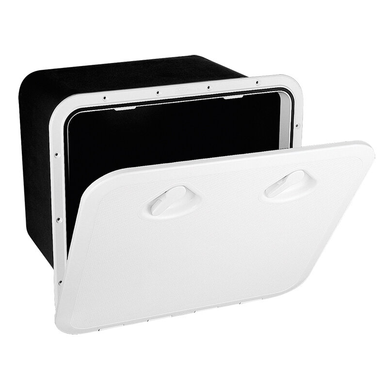 REGISTRO TOP 460x525mm + COFRE Y CIERRE SATINADO BLANCO
