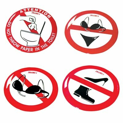 Pegatina Pegatina "Prohibido ba�ador"