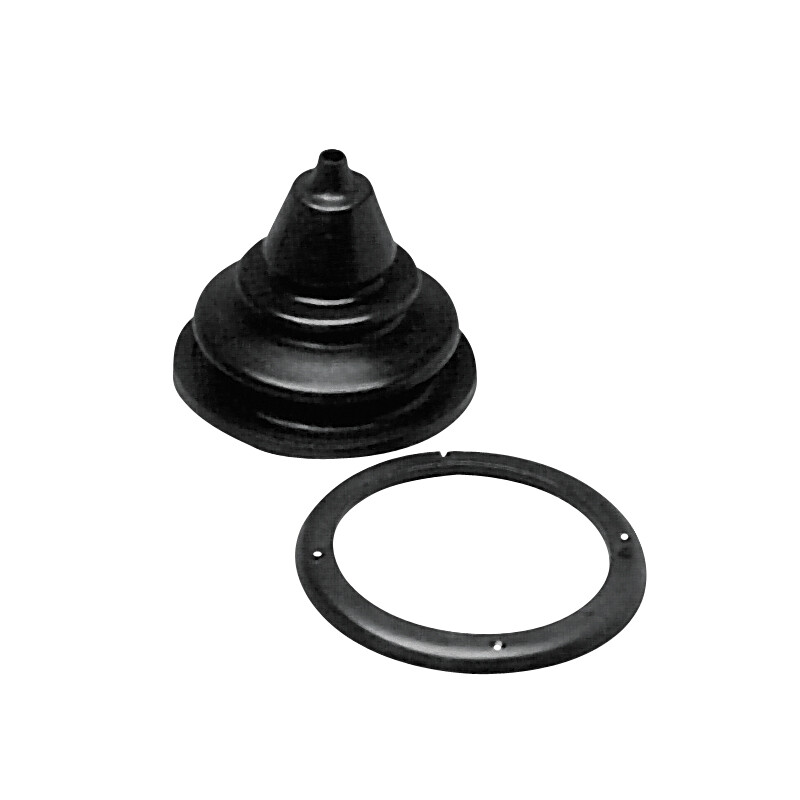 FUELLE DE GOMA CON ANILLA NYLON NEGRA