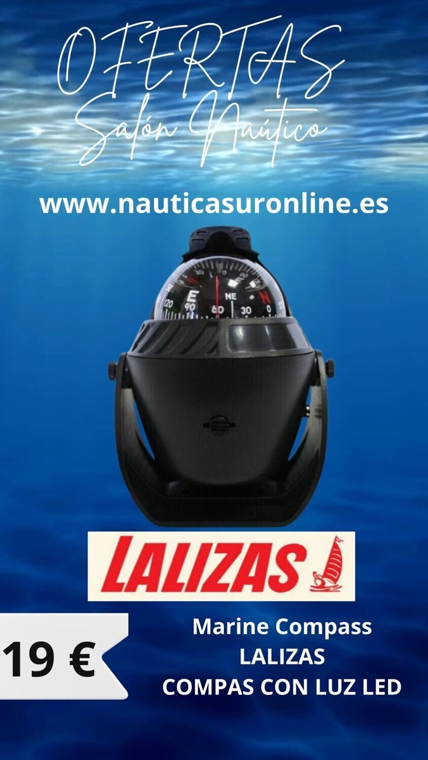 MARINE COMPASS LALIZAS 12V/LED 72111