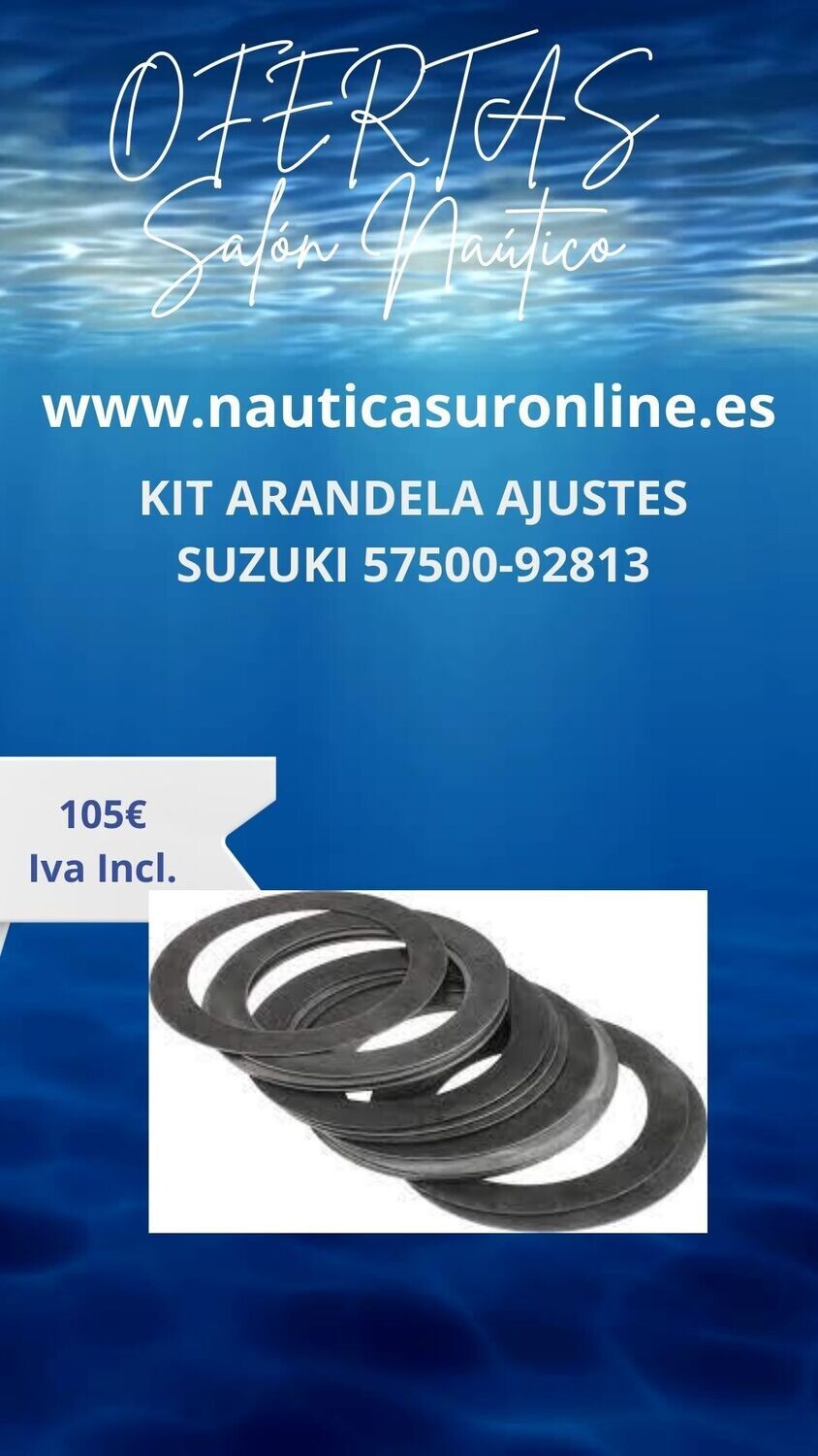 KIT ARANDELA AJUSTE SUZUKI 57500-92813