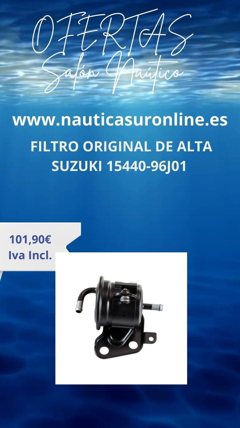 Filtro Benzina Alta Pressione Originale Suzuki 15440-96J00 - Foto 4