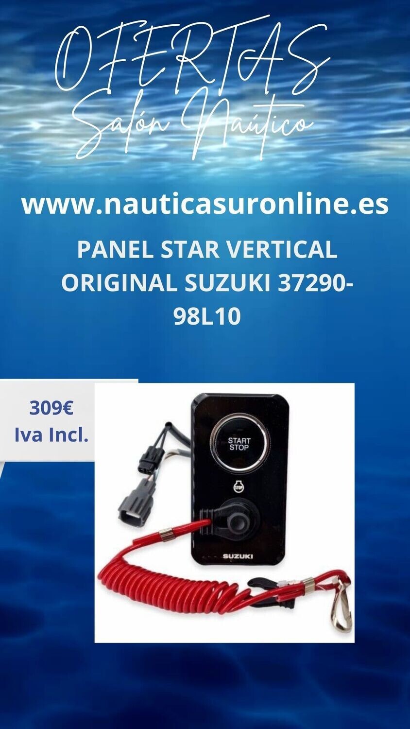 PANEL STAR VERTICAL ORIGINAL SUZUKI 37290-98L10