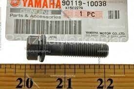 TORNILLO PERNO CON ARANDELA ORIGINAL YAMAHA 90119-10038