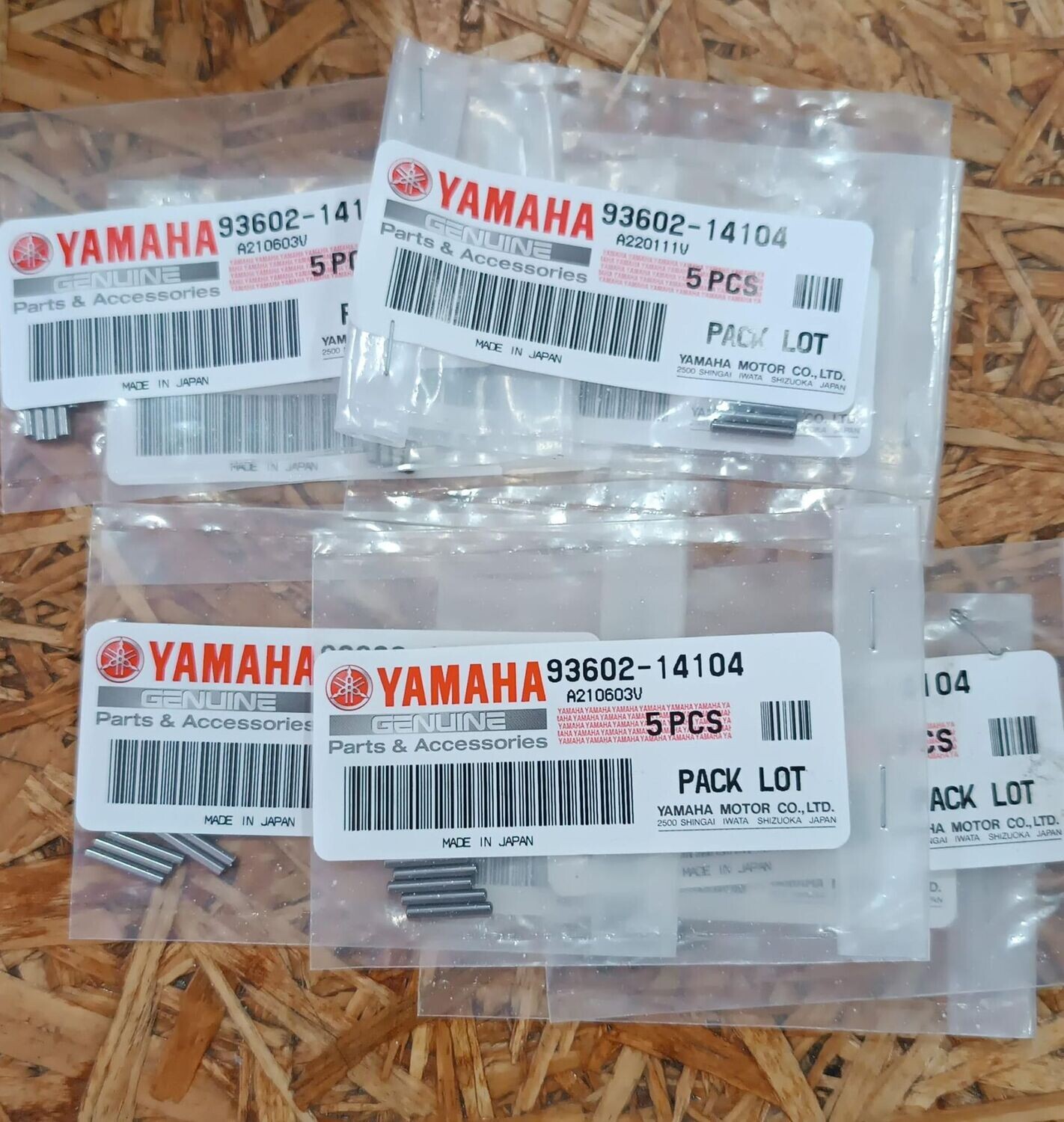KIT AGUJAS. RODILLOS PISTON ORIGINAL YAMAHA  93602-14104