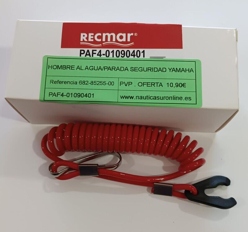 HOMBRE AL AGUA YAMAHA PARSUN DESCONECTOR SEGURIDAD 682-82556