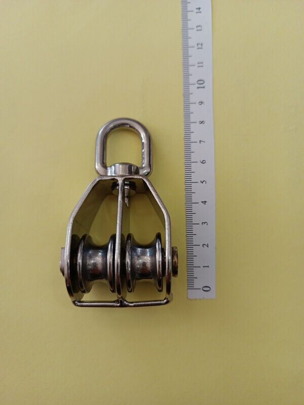 POLEA GIRATORIA DOBLE INOX 316 GS71085