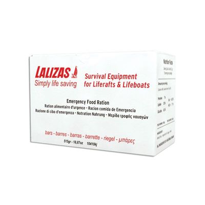 LALIZAS Emergency liferaft food ration 0.5 kg.2503 kcal LALIZAS Emergency liferaft food ration 0.5 kg.2503 kcal