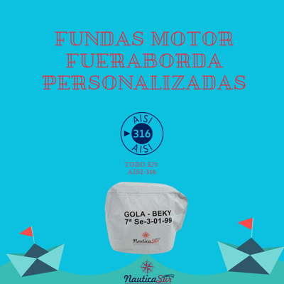 FUNDAS MOTOR FUERABORDA PERSONALIZADAS