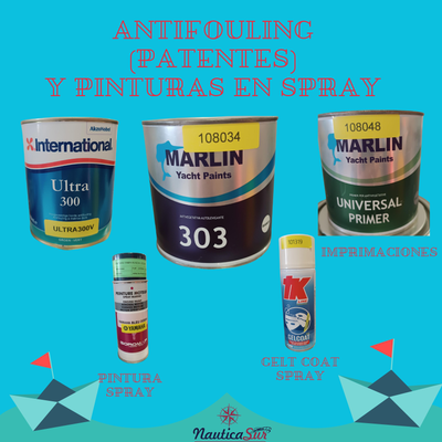 ANTIFOULING Y PINTURAS SPRAY