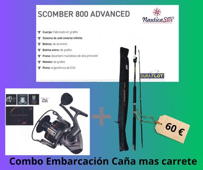 COMBOS - EQUIPOS DE PESCA- CAÑAS Y CARRETES