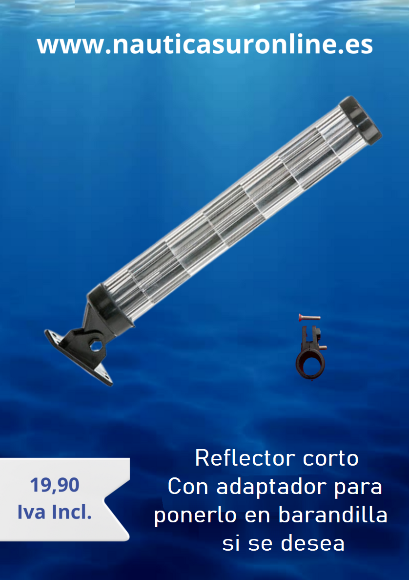 Reflector Radar 2 en 1 Atornillar/Barandilla Globalnautic 601026