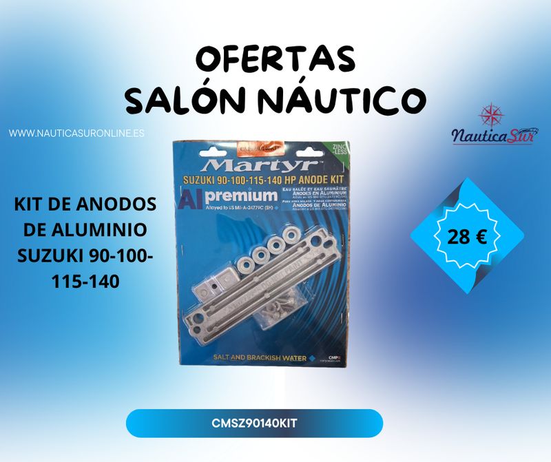 KIT SUZUKI ANODOS DE ALUMINIO 90-100-115-140 KIT SUZUKI ANODOS DE ALUMINIO 90-100-115-140