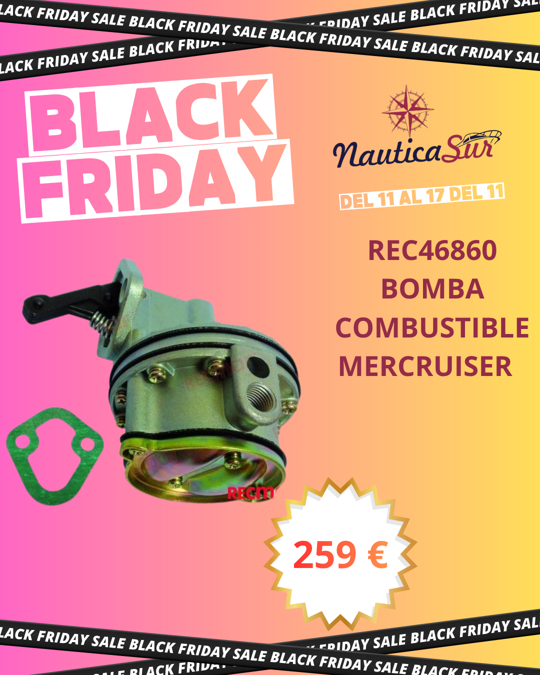 BOMBA COMBUSTIBLE MERCRUISER