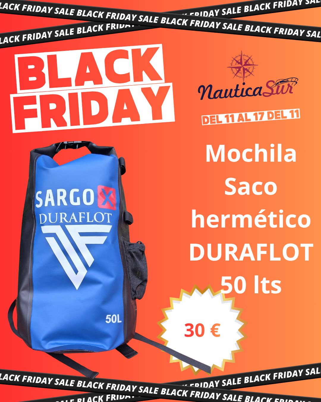 MOCHILA / BOLSA HERMETICA / 50 LTS
