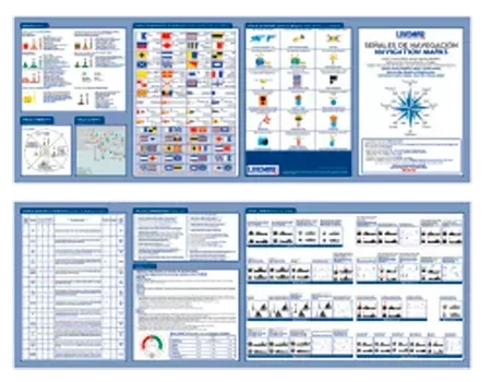 DESPLEGABLE PLASTIFICADO SEÑALES DE NAVEGACION DESPLEGABLE PLASTIFICADO SEÑALES DE NAVEGACION