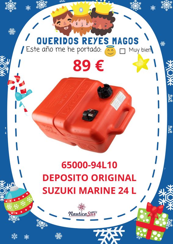 DEPOSITO ORIGINAL SUZUKI MARINE 24 LITROS