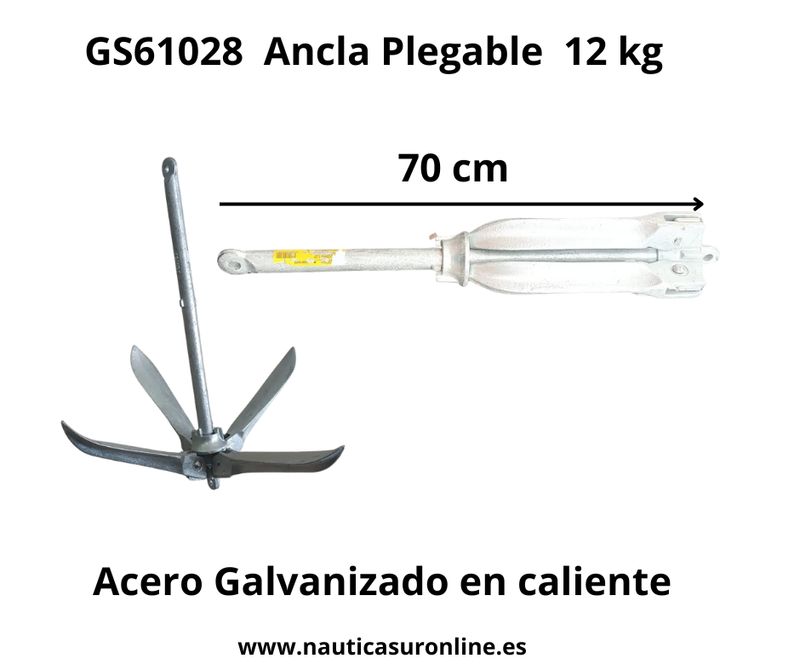 ANCLA PLEGABLE 12 KG.