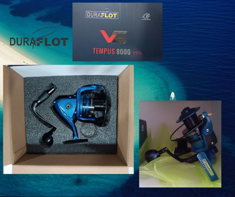 CARRETE TEMPUS 8000 PRO DURAFLOT XOROY PESCA CARRETE TEMPUS 8000 PRO DURAFLOT XOROY PESCA