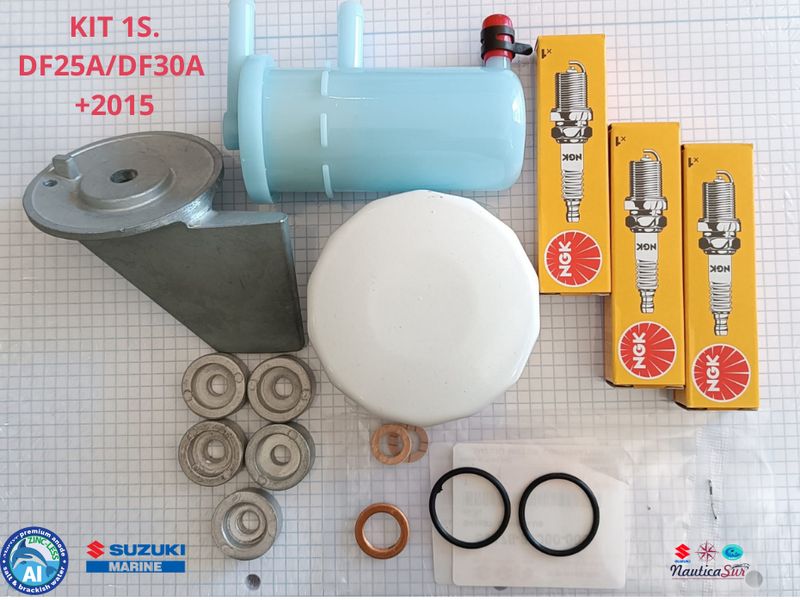 KIT MANTENIMIENTO SUZUKI DF25A / DF30A + 2015. KIT1S.