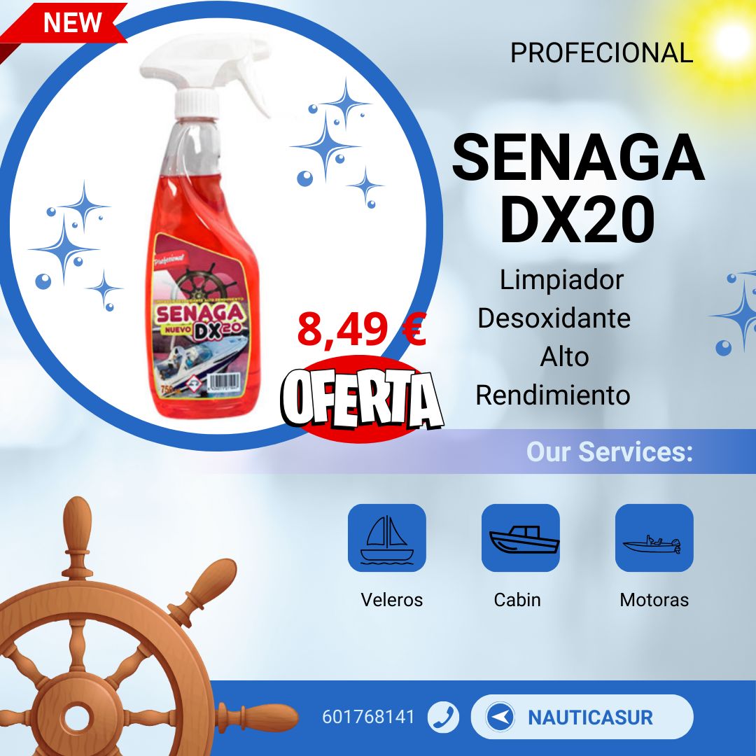 LIMPADOR DE EMBARCACIONES SENAGA DX20 LIMPADOR DE EMBARCACIONES SENAGA DX20
