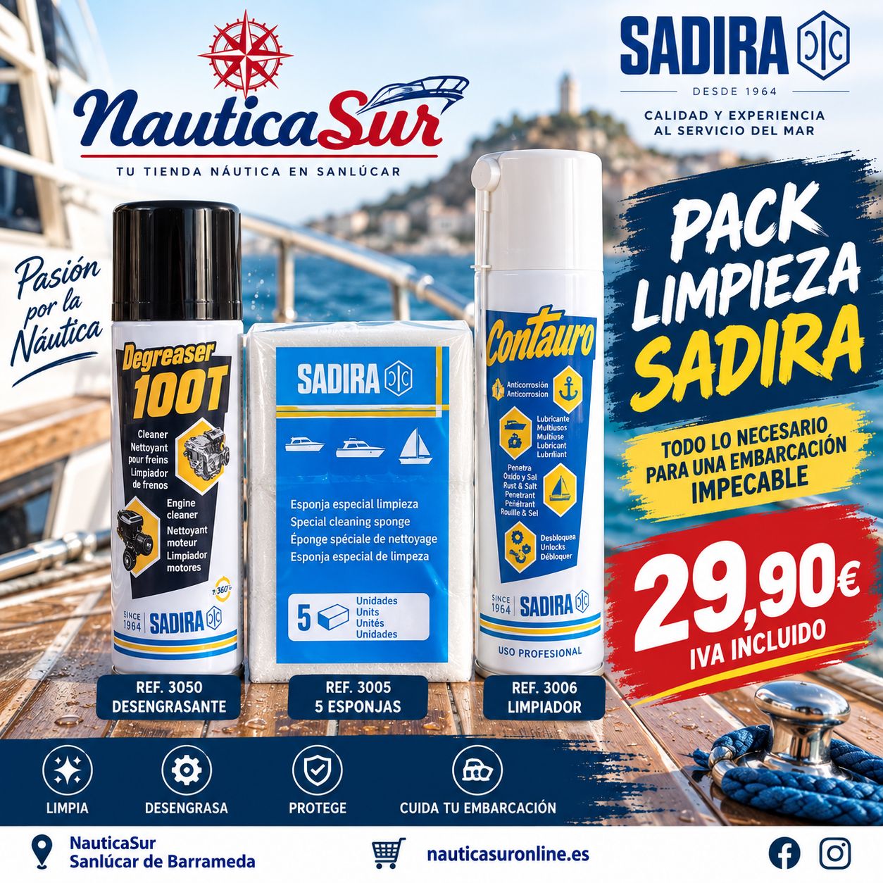 Oferta Pack limpieza Sadira
