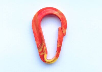 Karabinerhaken Karabinerhaken "Fire" aus 100% recyceltem Cleanup-Plastik