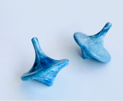 Kreisel aus recyceltem Cleanup Plastik Kreisel aus recyceltem Cleanup Plastik