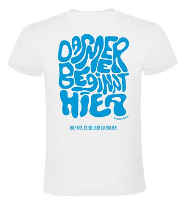 T-Shirt "Das Meer beginnt hier"