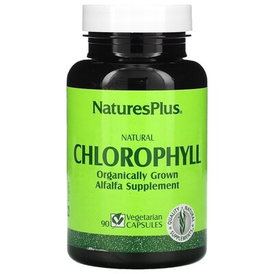 Natural Chlorophyll Хлорофилл (Natures Plus), 60 капсул