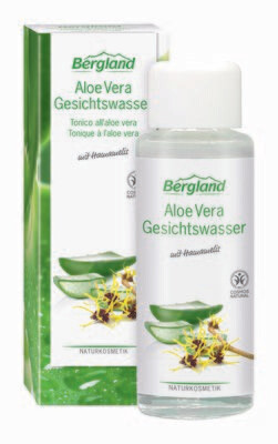Aloe Vera Gesichtswasser
mit Hamamelis
- Reinigt und erfrischt
- Spendet Feuchtigkeit
- Ohne Alkohol
