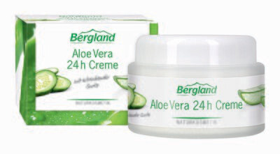 Aloe Vera 24h Creme
mit erfrischender Gurke
- Versorgt die Haut intensiv mit Feuchtigkeit
- Verbessert die Spannkraft
- Hochwertige Zusammensetzung wertvoller Pflanzenwirkstoffe
✓ vegan