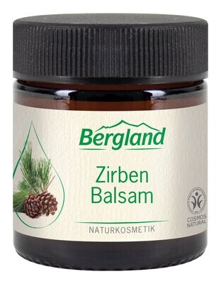 Zirben Balsam
- Entspannende Pflege von Körper und Seele
- Waldig-holziger Duft
- Mit Zirbelkiefer, Latschenkiefer und Lavendel